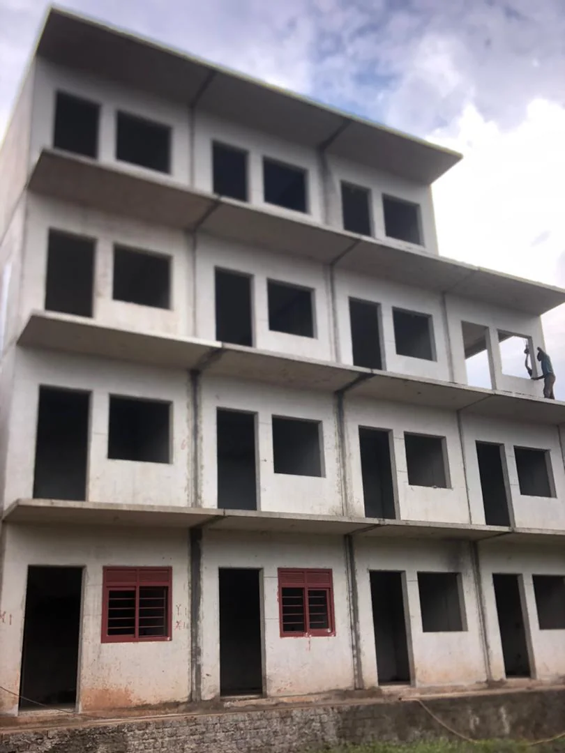 Repeating concrete floor slabs and structural openings